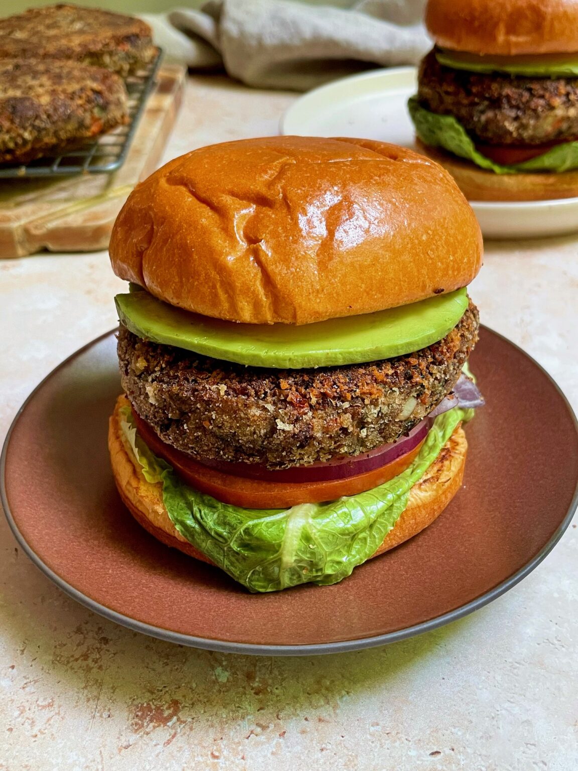 Copycat Quinoa Cowboy Veggie Burgers thechowdown