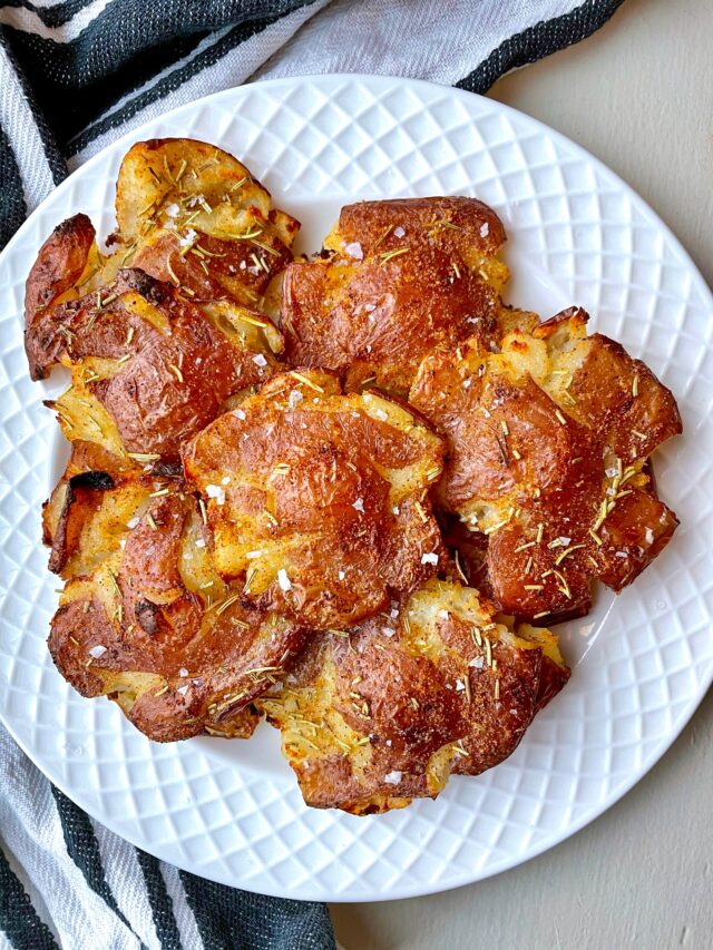 Air Fryer Smashed Potatoes