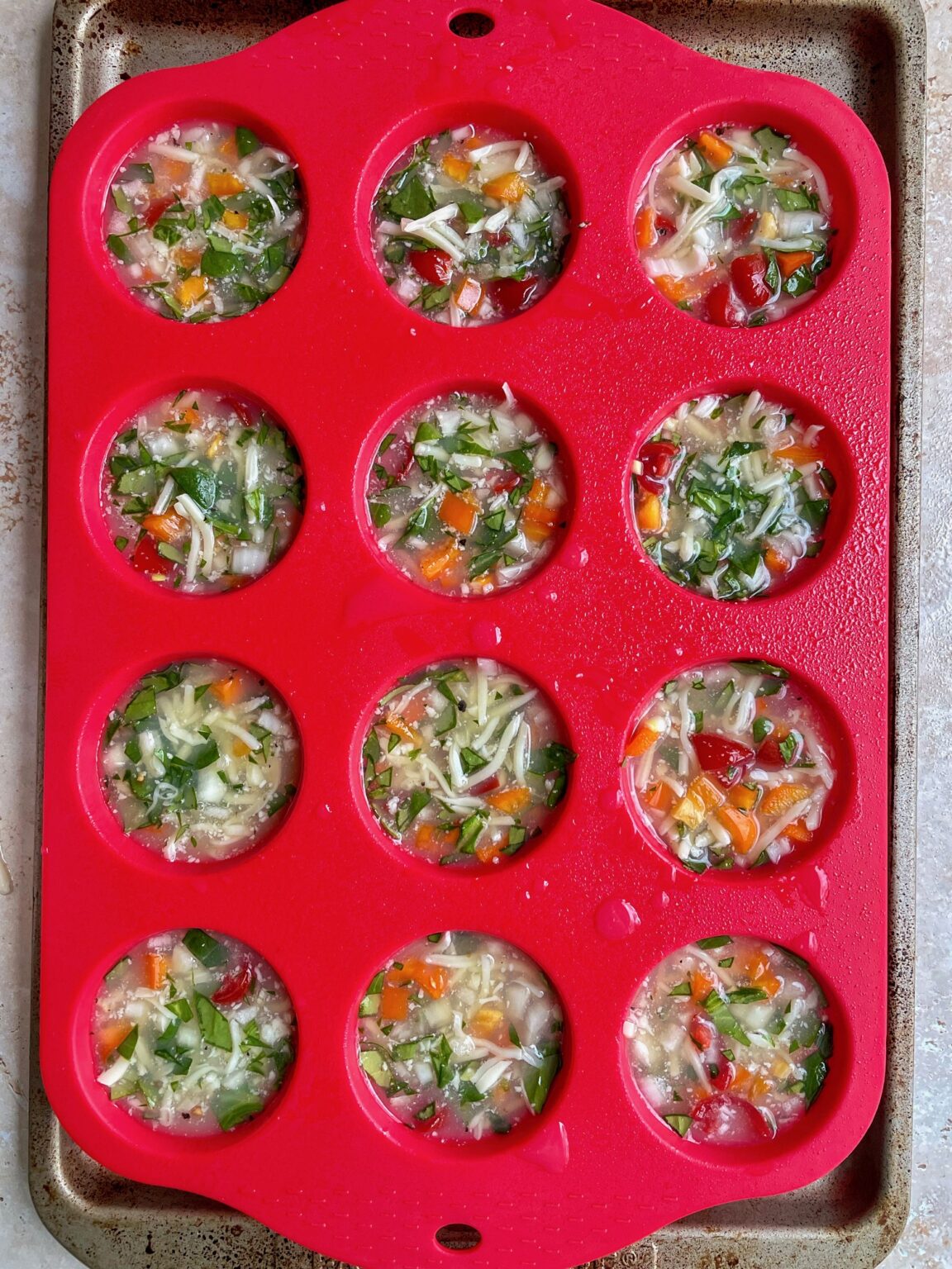Veggie Egg White Bites thechowdown