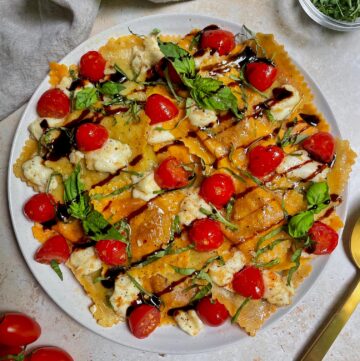 Caprese ravioli.