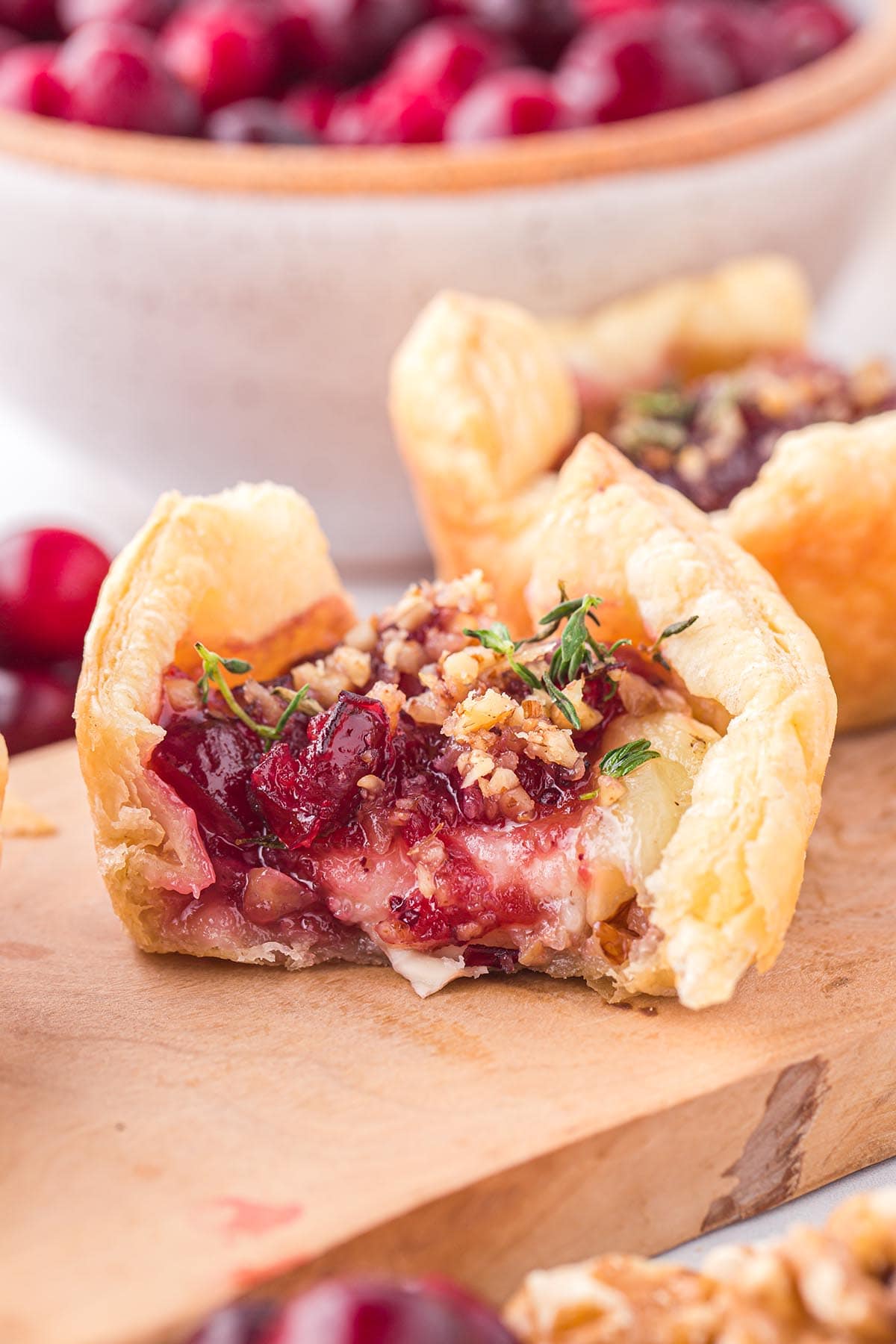 Cranberry Brie Bites for 20 Crowd Pleasing Thanksgiving Appetizers