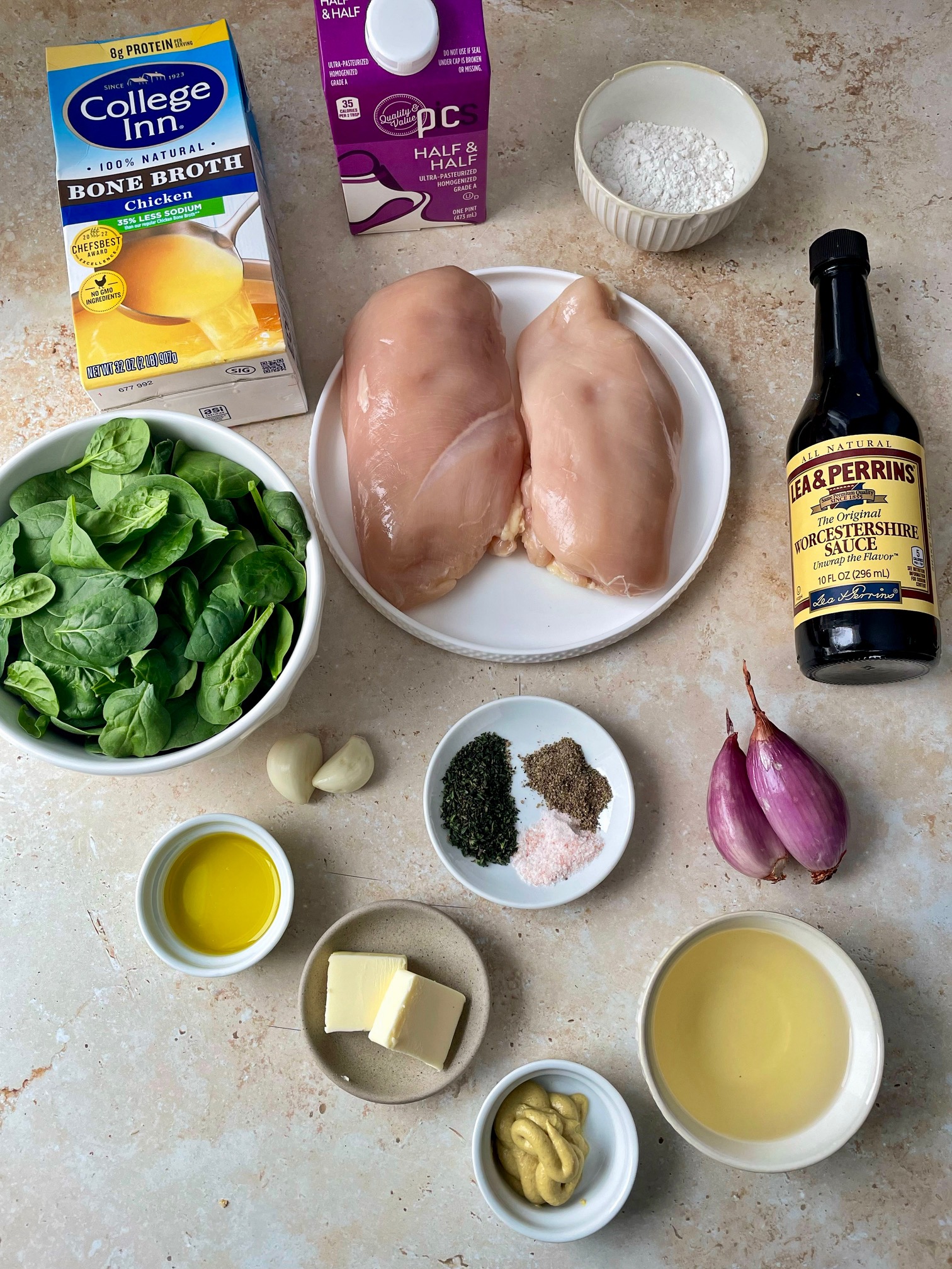 Dijon chicken ingredients.
