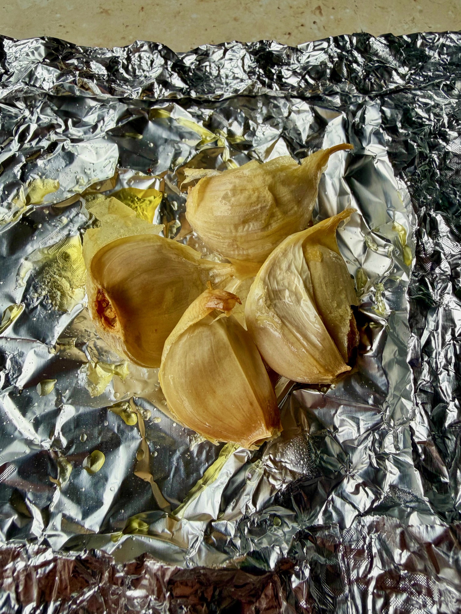 Roasted garlic.